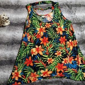 Floral Sleeveless Top